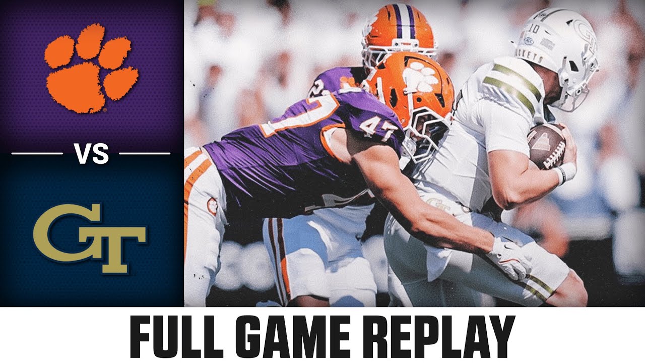 Clemson vs. Georgia Tech Full Game Replay | 2025 ACC Football