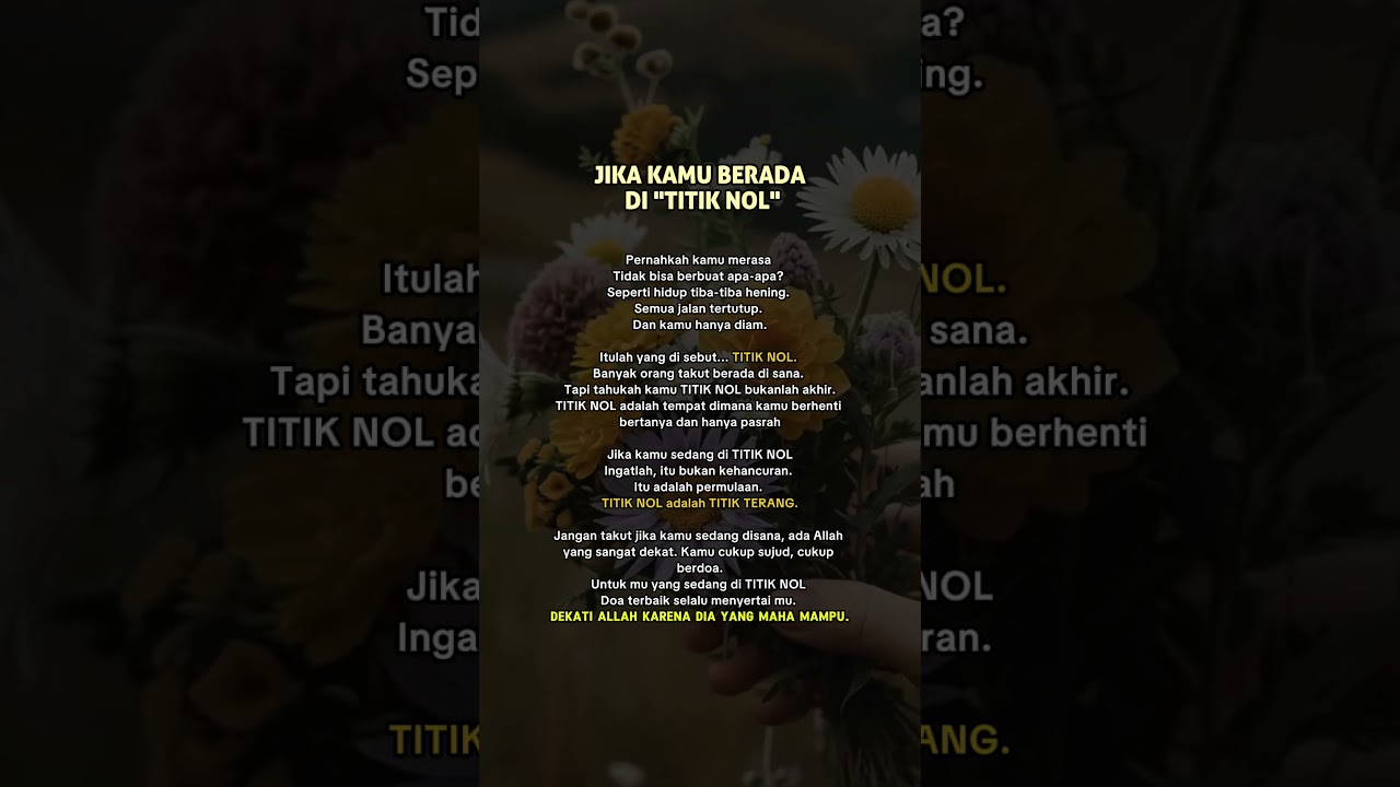 titik nol #quotes #reminder #reminderislam #islamicreminder #islamicquotes #quotesislami #fyp
