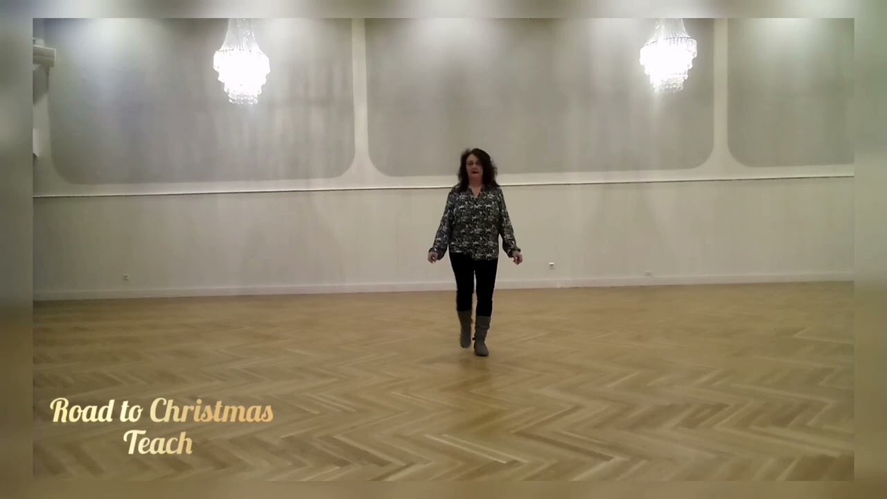 Road to Christmas - Line Dance Demo and Teach German 