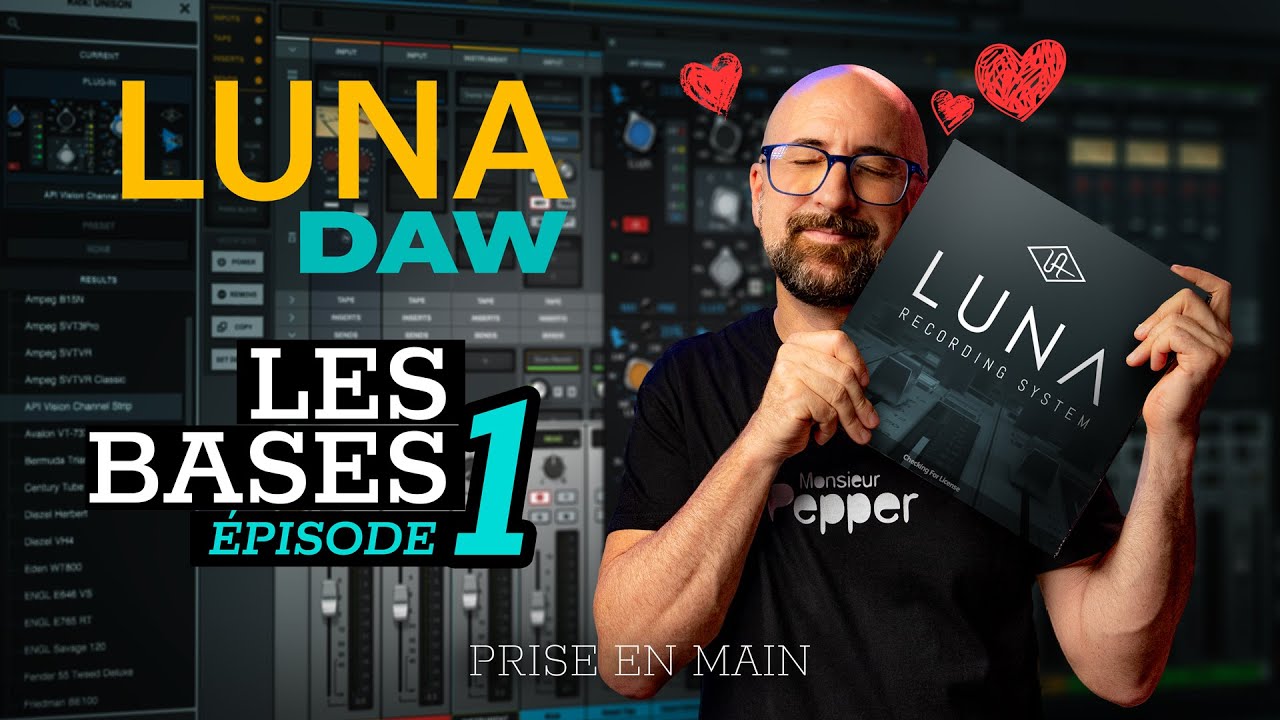 LUNA DAW : Les bases essentielles – Épisode 1 (Import, Édition, Groupes) #luna