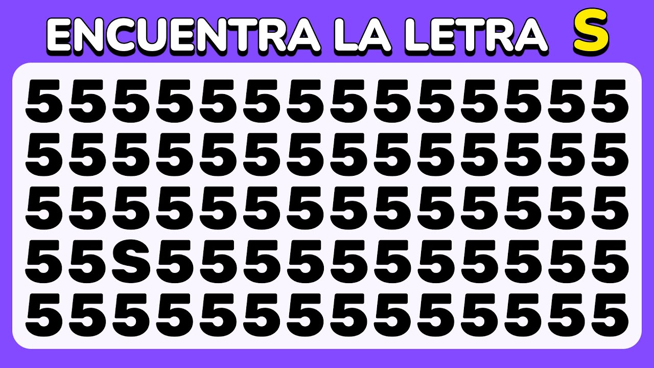 Encuentra el Diferente – Desafío de Números y Letras 🔢🔍✅ | 35 Retos Visuales