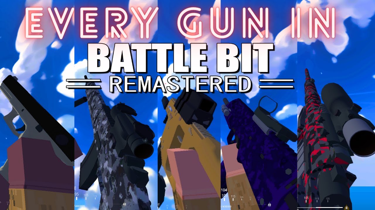 ranking EVERY GUN in BattleBit Remastered! LEARN EVERY GUN