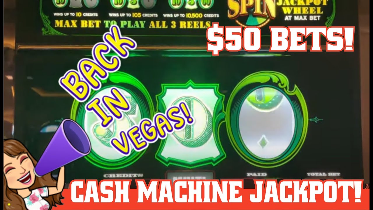 🔴 CASH MACHINE SLOT JACKPOT! 💰$50 BETS plus 3X4X5X AIRA PROGRESSIVE & $20 DOUBLE GOLD SLOT PLAY