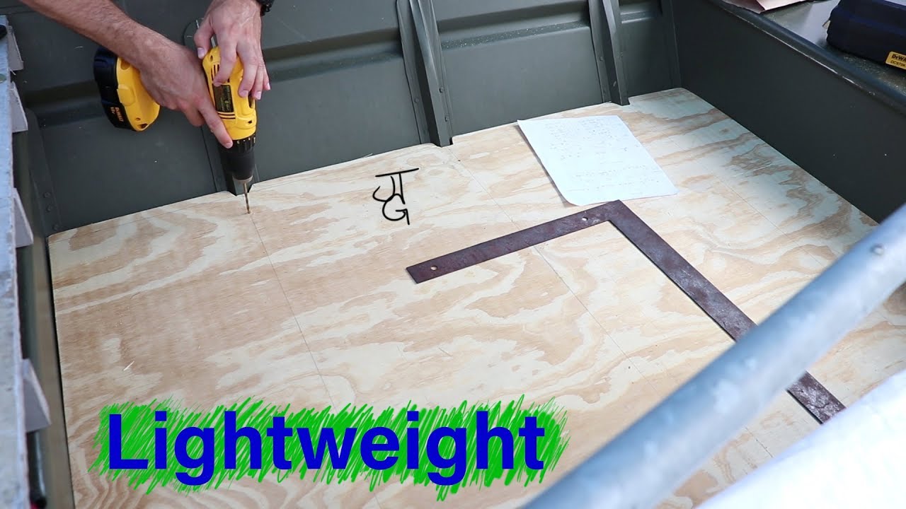 Ultimate Jon Boat Floor | Cutting Wood Part2