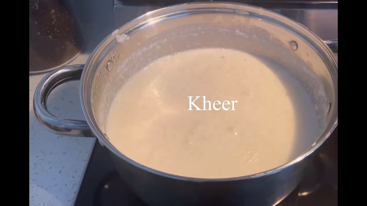 Kheer rice pudding 