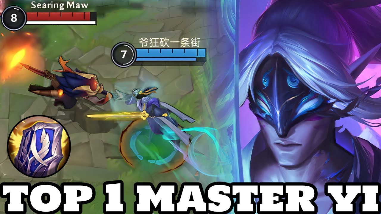 Wild Rift Master yi - Top 1 Master yi Gameplay Rank Grandmaster