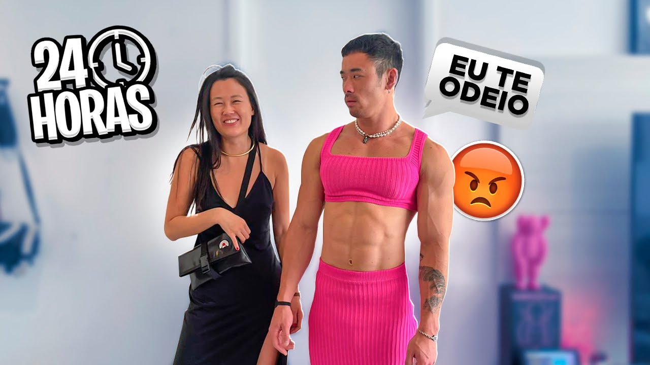 24 HRS VESTINDO TUDO QUE A MINHA IRMÃ DECIDIR part 3