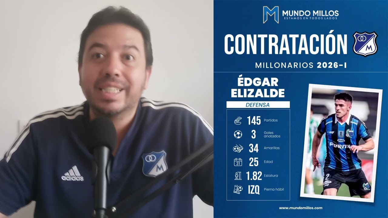 ÉDGAR ELIZALDE, EL NUEVO DEFENSOR CENTRAL DE MILLONARIOS. CONOCE SU TRAYECTORIA (HIGHLIGHTS)