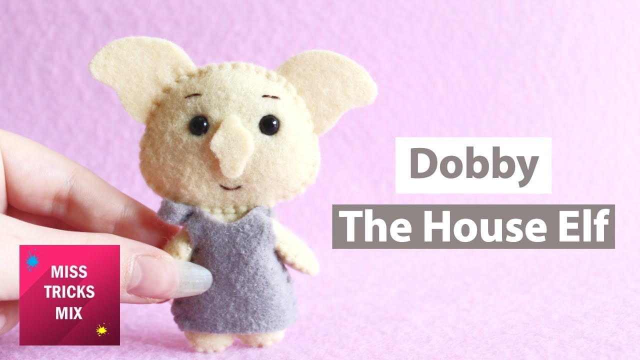Dobby The House Elf Felt Plush | Halloween Crafts | Harry Potter Craft.