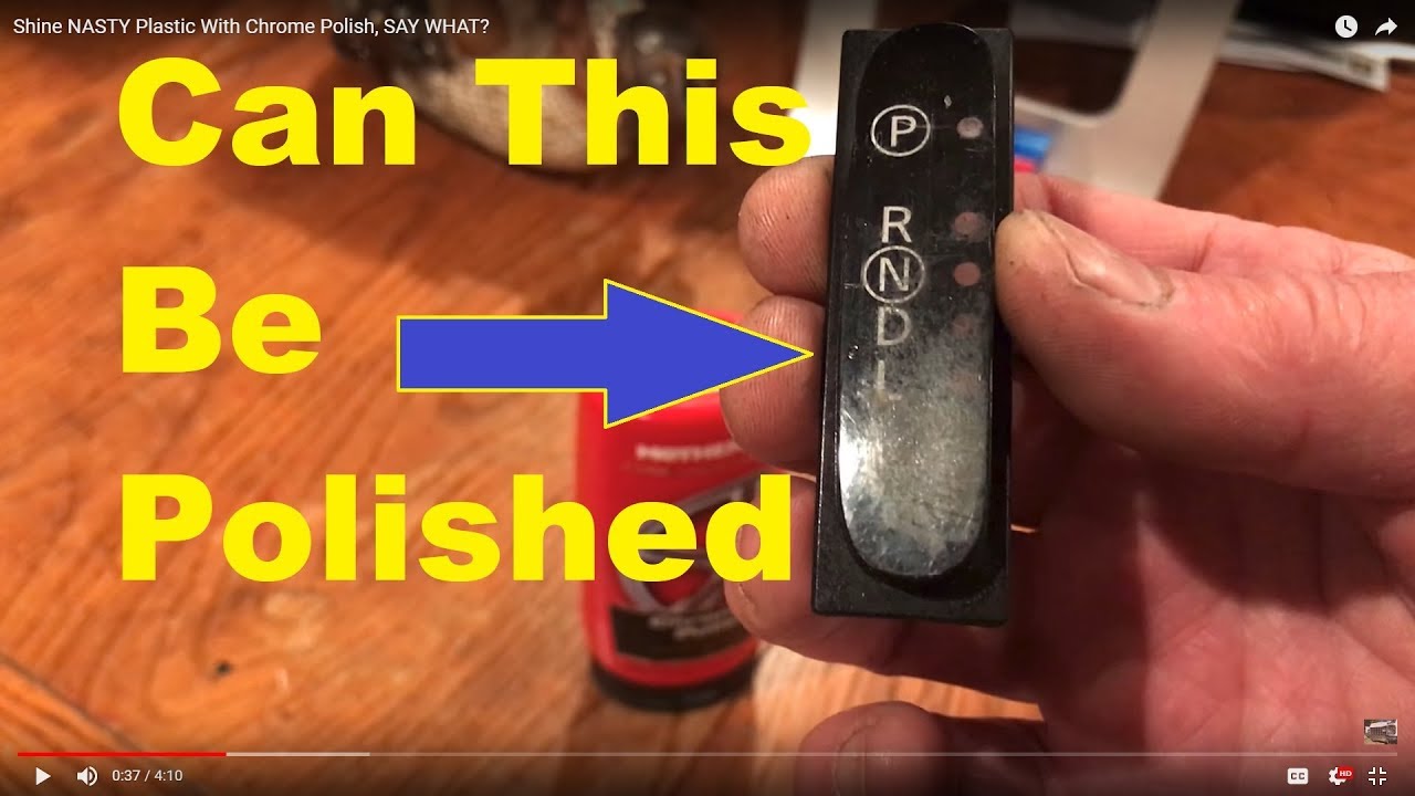 AMAZING! How To Shine Scratched Plastic in Minutes !! #polishing