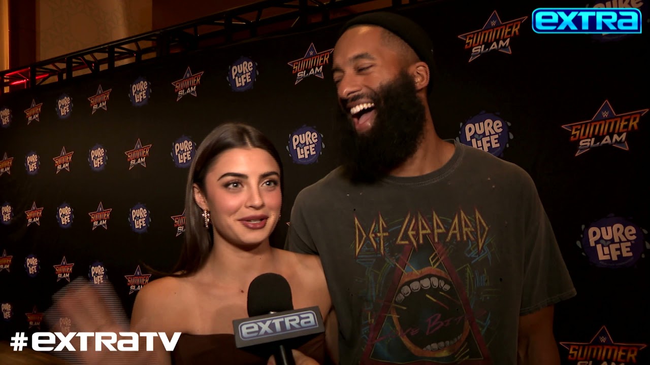 Matt James & Rachael Kirkconnell's Date Night at SummerSlam!