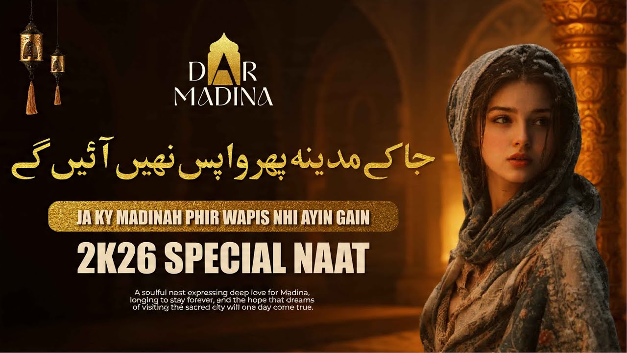 JA KE MADINA PHIR WAPIS NAHI AAYENGE | HEART TOUCHING NAAT WITH SUBTITLES | PEACEFUL RECITATION