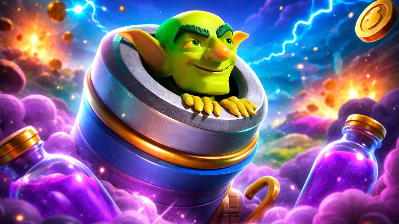 TENTANDO SER BOM JOGANDO COM MORTEIRO-CLASH ROYALE 