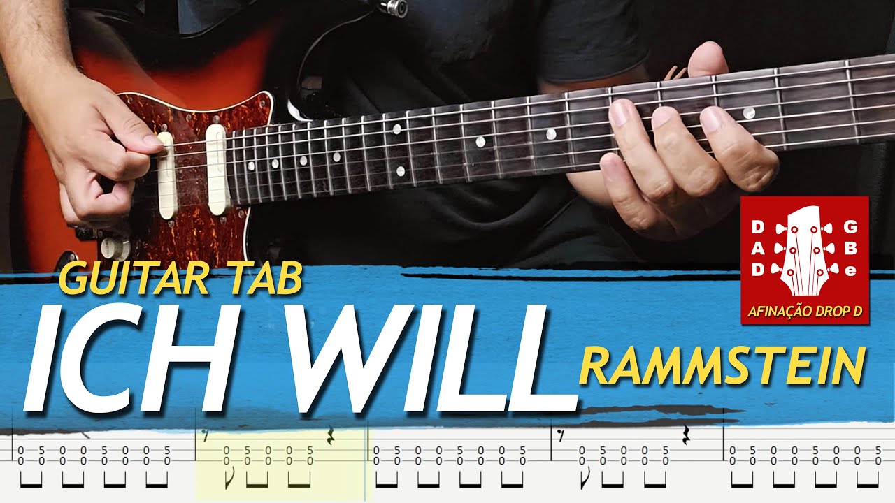 ICH WILL - RAMMSTEIN - GUITAR TAB