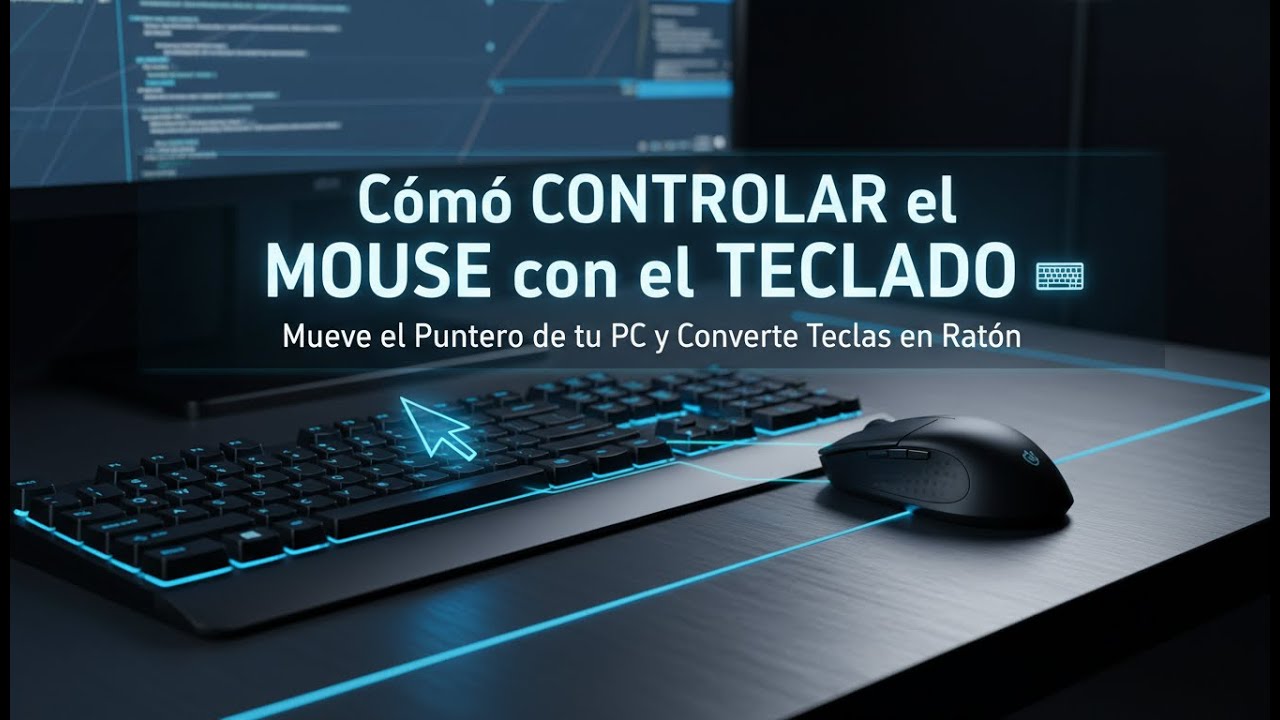 ⌨️🖱️ Cómo CONTROLAR el MOUSE con el TECLADO  Mueve el Puntero de tu PC y Convierte Teclas en Ratón