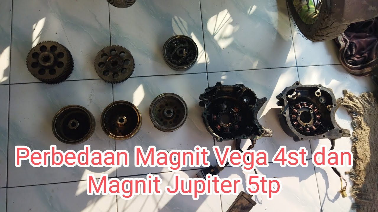 perbedaan magnit vega 4st dan Jupiter 5tp