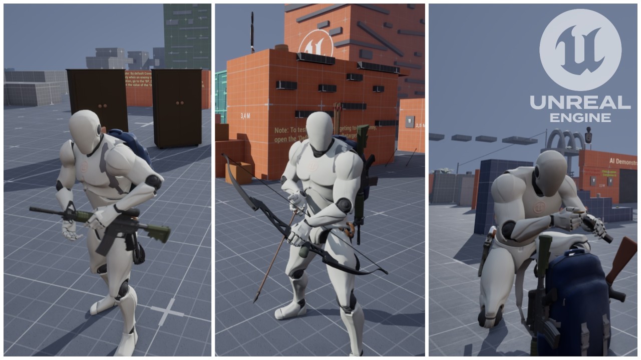 UE5.7 - AGLS v2.0 Updated Weapons System | Two Rifles, Loot Ammo & More | Preview