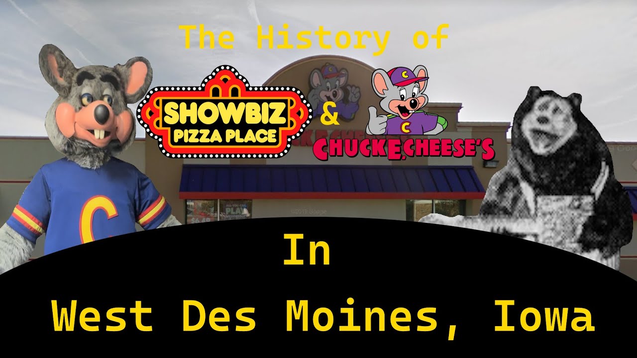 История пиццерии Showbiz Pizza Place и Chuck E. Cheese в Западном Де-Мойне, штат Айова
