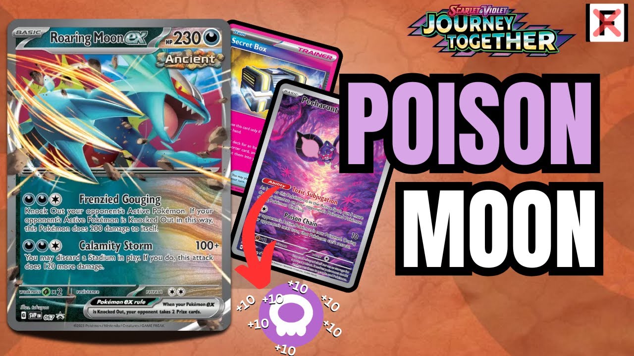 The BEST Way to Play Roaring Moon After Rotation │Pokemon TCG Journey Together Format