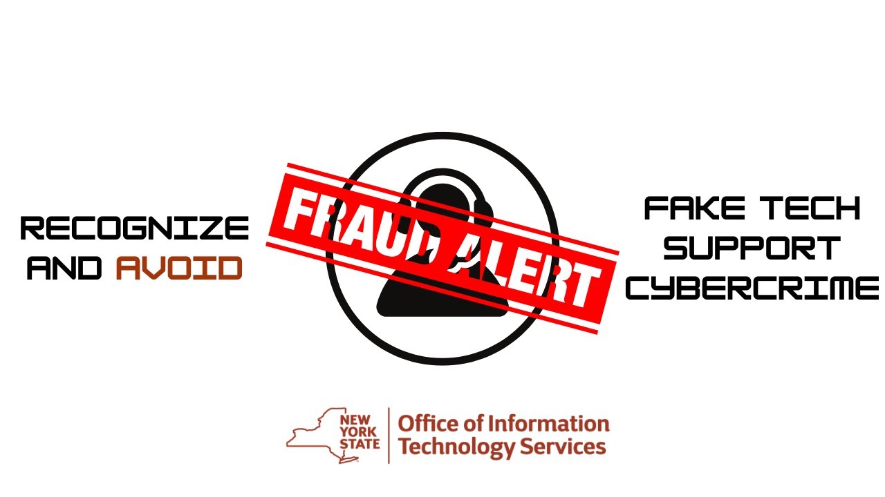 Recognize and Avoid Fake Tech Support Cybercrime