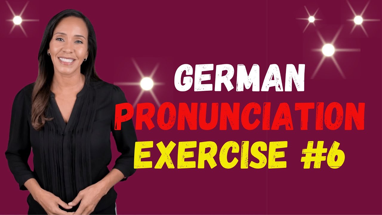 Correct German Pronunciation Practice | Exercise #6
