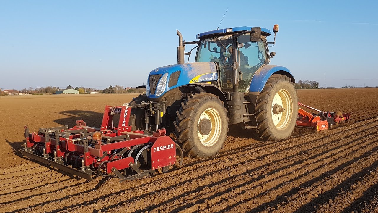 préparations des terres / new holland t 7030