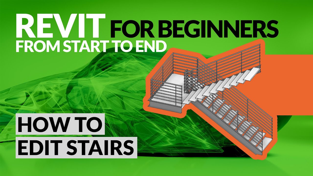 How to edit stairs in Revit : Revit tutorials for beginners (2021)