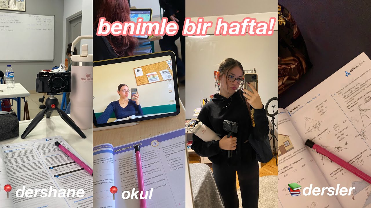 BENİMLE BİR HAFTA! | DERSHANE, &Ouml;DEVLER📚