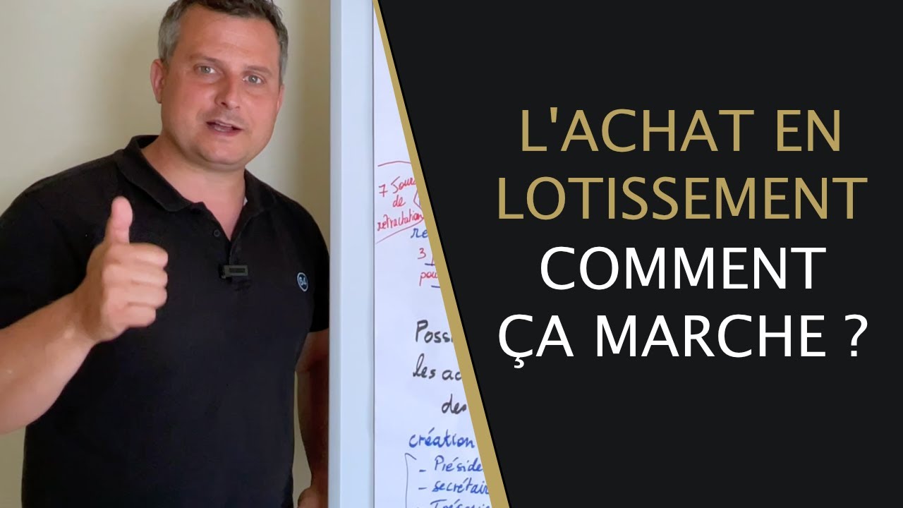 🟢 L'achat en lotissement, comment ça marche ?