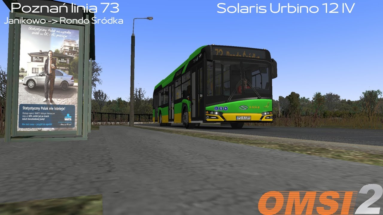 #7 OMSI 2 - Poznań linia 73 (Janikowo - Rondo Śródka) #1484