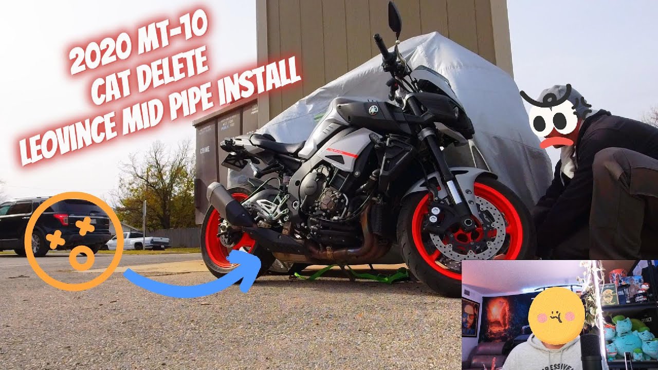 2020 MT-10 CAT Delete Leo Vince Mid Pipe Install