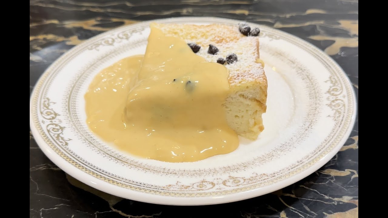 Bread Pudding with Custard Sauce Recipe
