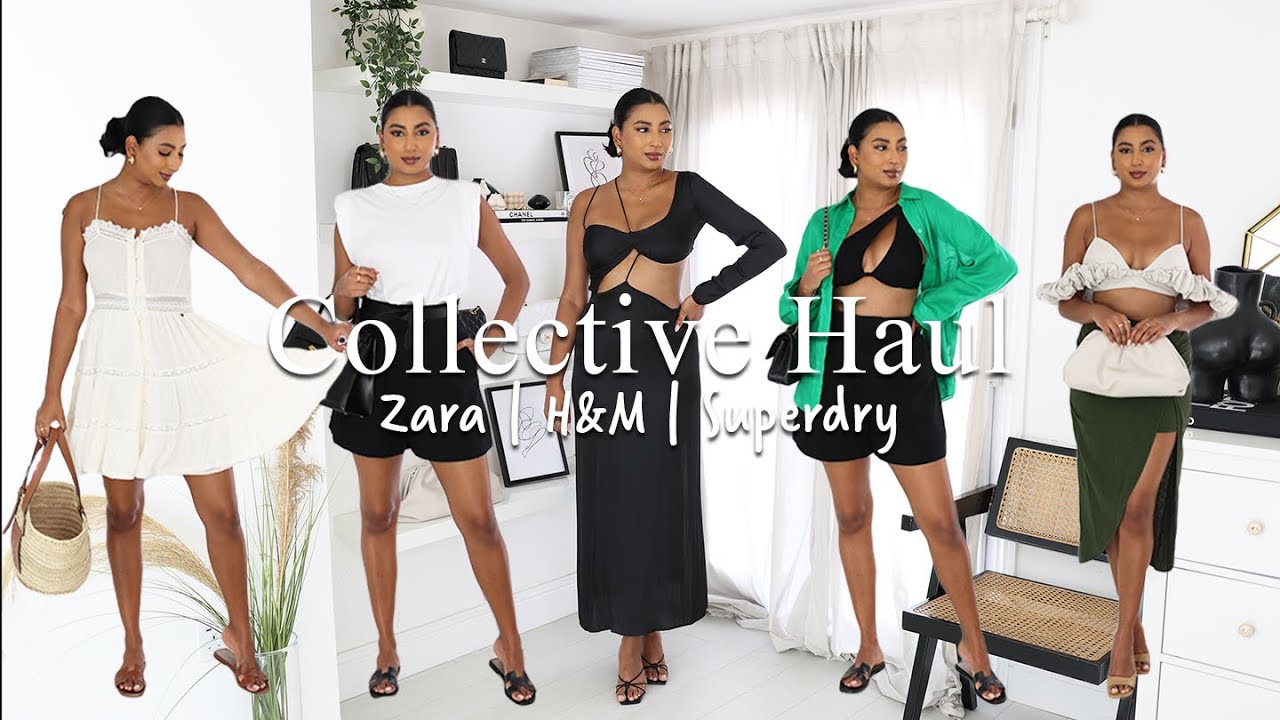 COLLECTIVE ZARA, H&M, SUPERDRY HAUL | SUMMER HAUL | NOORIE ANA
