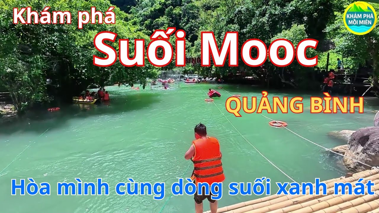 Khám Phá Suối Moọc Quảng Bình | Trải Nghiệm Chèo Thuyền Tắm Suối Giữa Núi Rừng