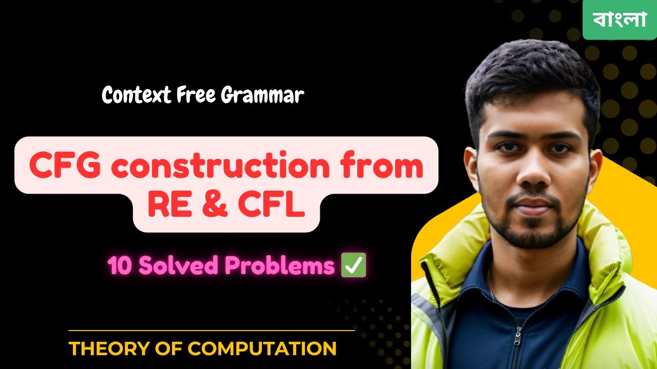 CFG from RE and CFL Explained | Step-by-Step Conversion | Theory of Computation