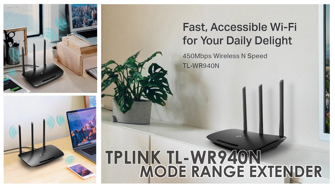Cara Setting TPLINK TL WR940N Mode Range Extender - Setting Tembak Wifi Tanpa Kabel LAN #tplink