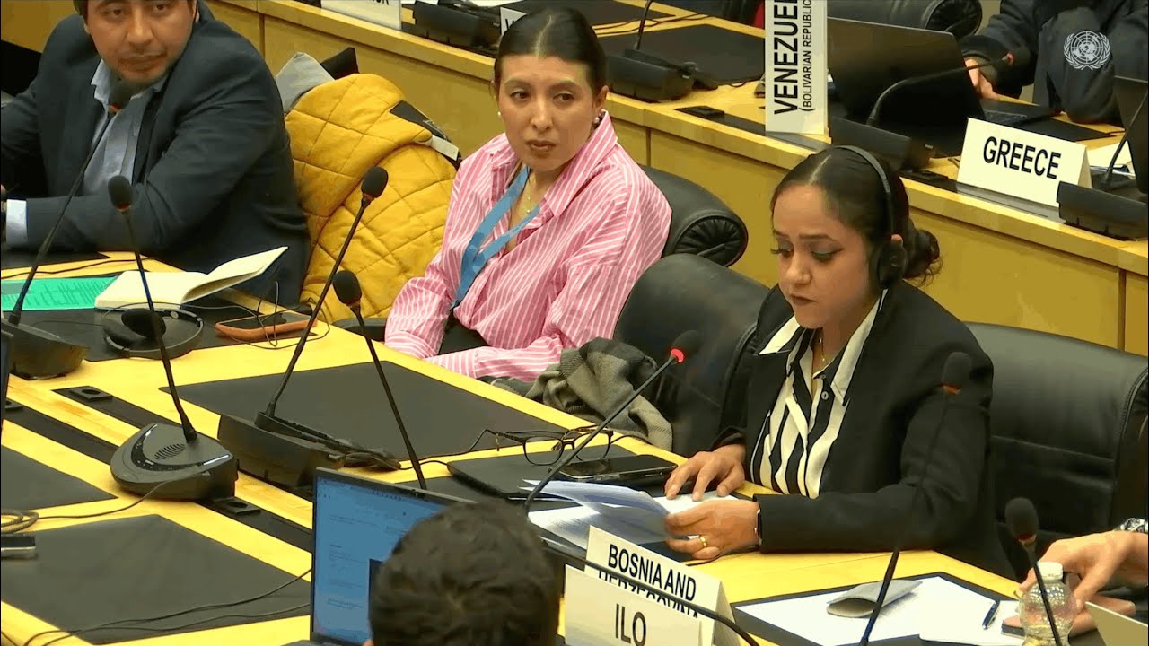 Anjila Areezo speaks at launch of General Recommendations of CERD and CMD