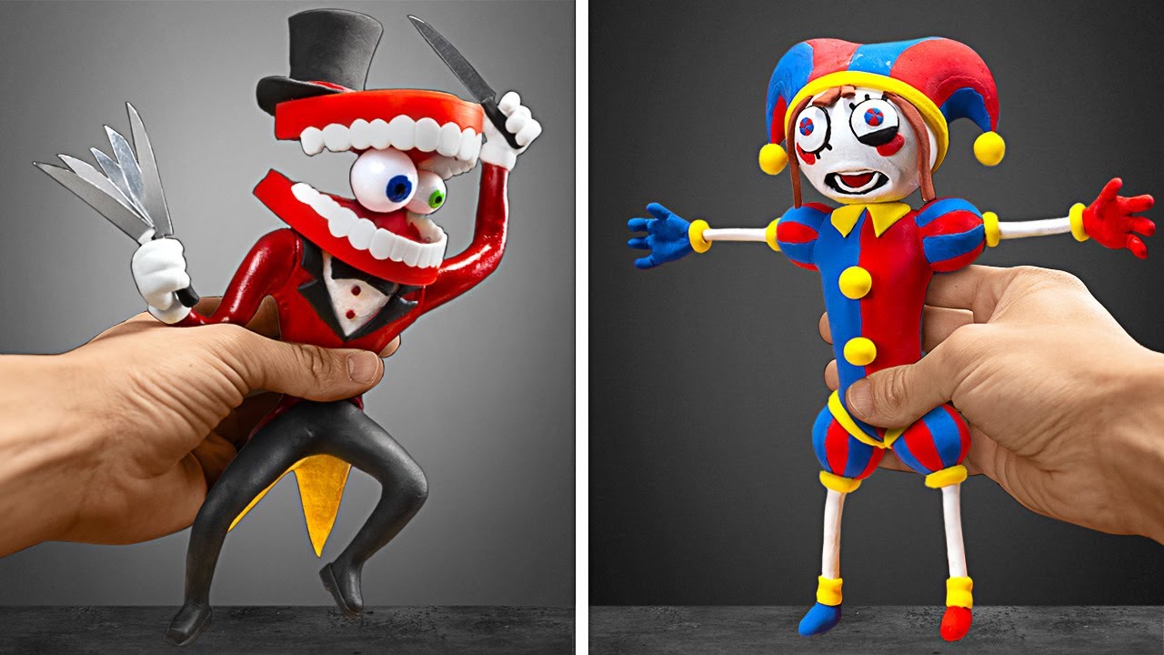 I Made Pomni & Caine From The Amazing Digital Circus And They Are Crazy! 🎪🤹