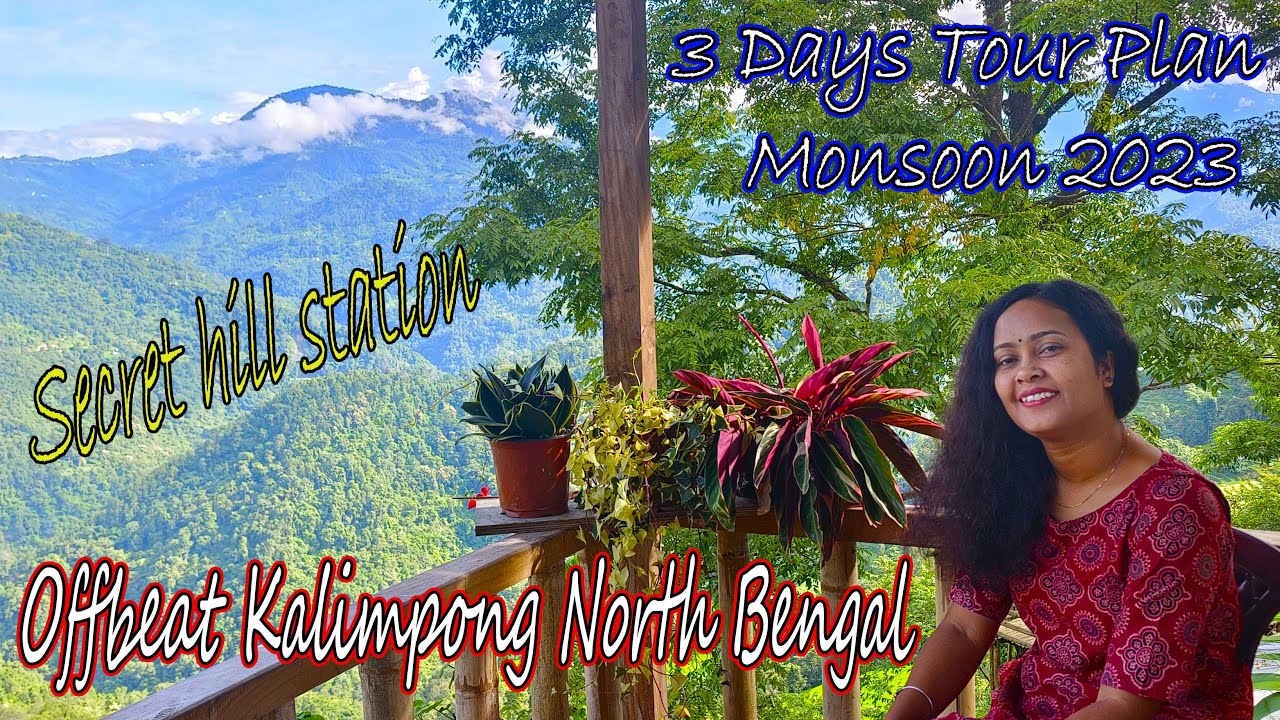 Solo Trip in Monsoon 2023 || Secret hill station || Offbeat Kalimpong || সস্তায় ঘুরলাম North Bengal