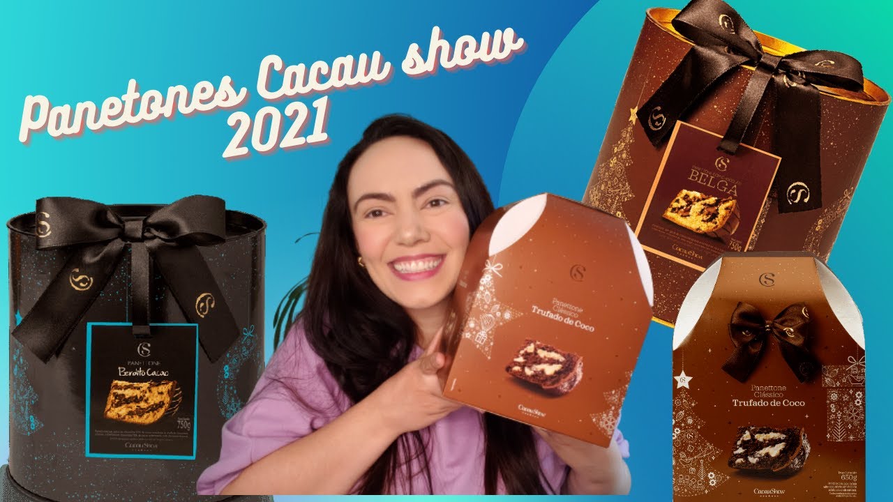 PROVANDO PANETONES DA CACAU SHOW 2021 | TRUFADO DE COCO, BELGA E BENDITO CACAO | PANETONES 2021