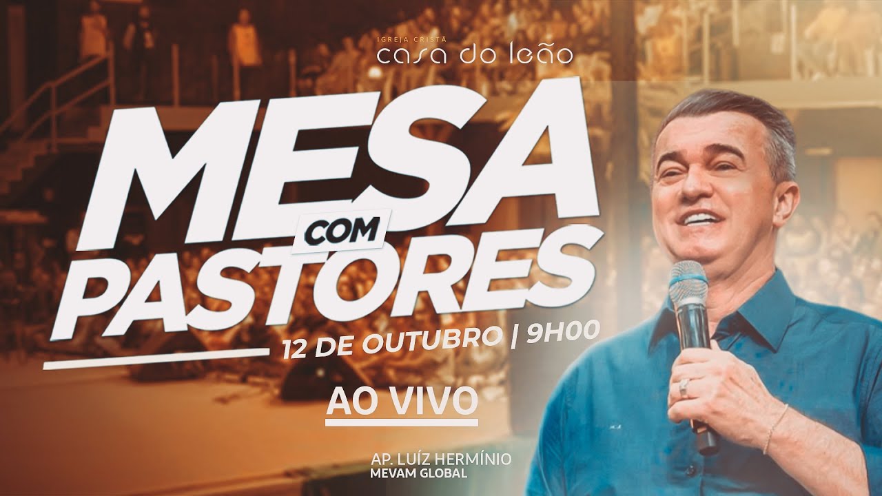 MESA COM PASTORES - AP LUIZ HERMÍNIO