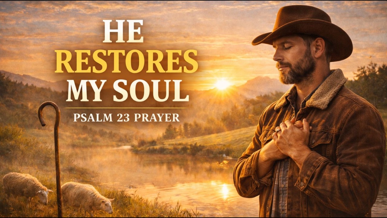 [A Prayer for You #11] Restored and Led by God | Country Gospel Music Inspired by Psalm 23
