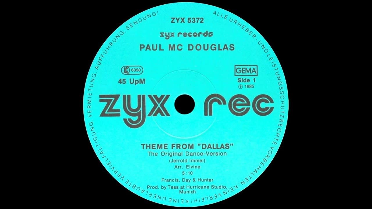 Paul McDouglas - Theme From Dallas (The Original Dance Version) 1985