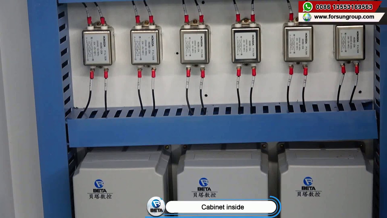 CNC router machine with 6 spindles for furniture cabinet making