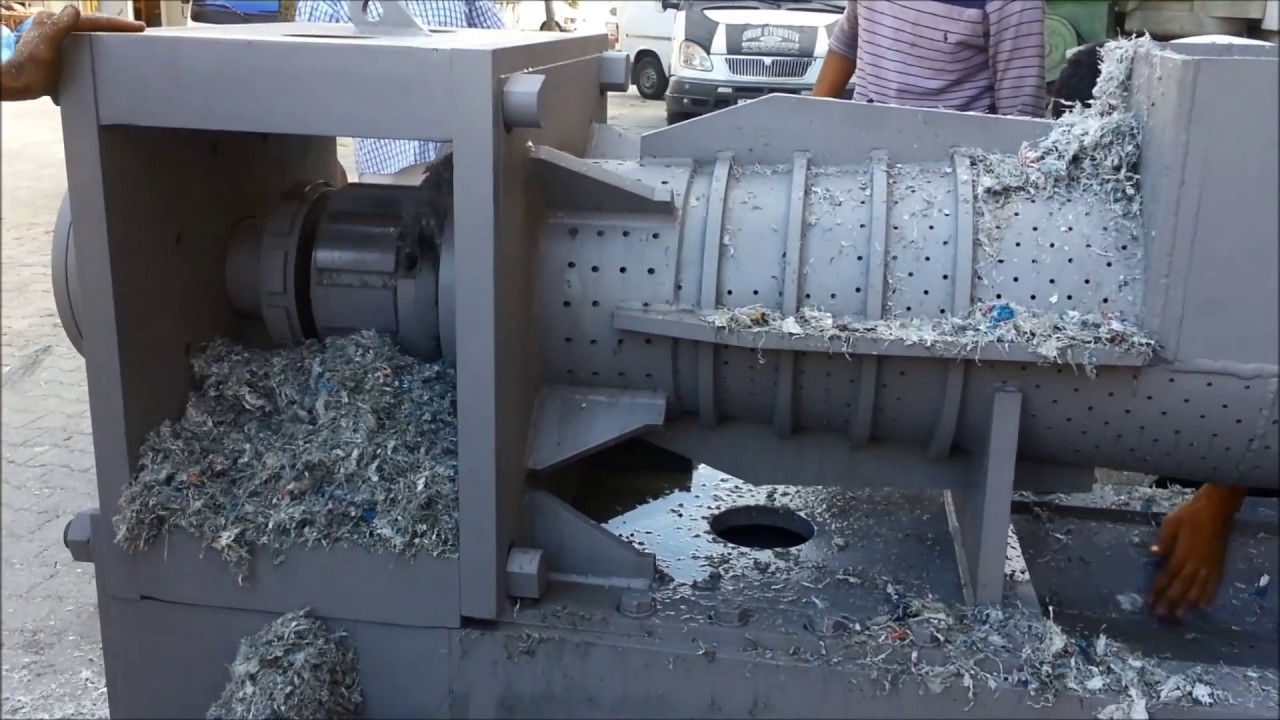 Plastic Dewatering Machine (PP Big Bag) / YATAY SIKMA MAKİNASI #dewatering #fypシ