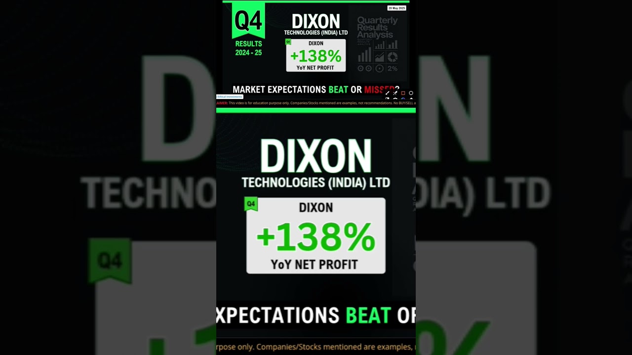 #shorts Dixon Q4 Results 2025
