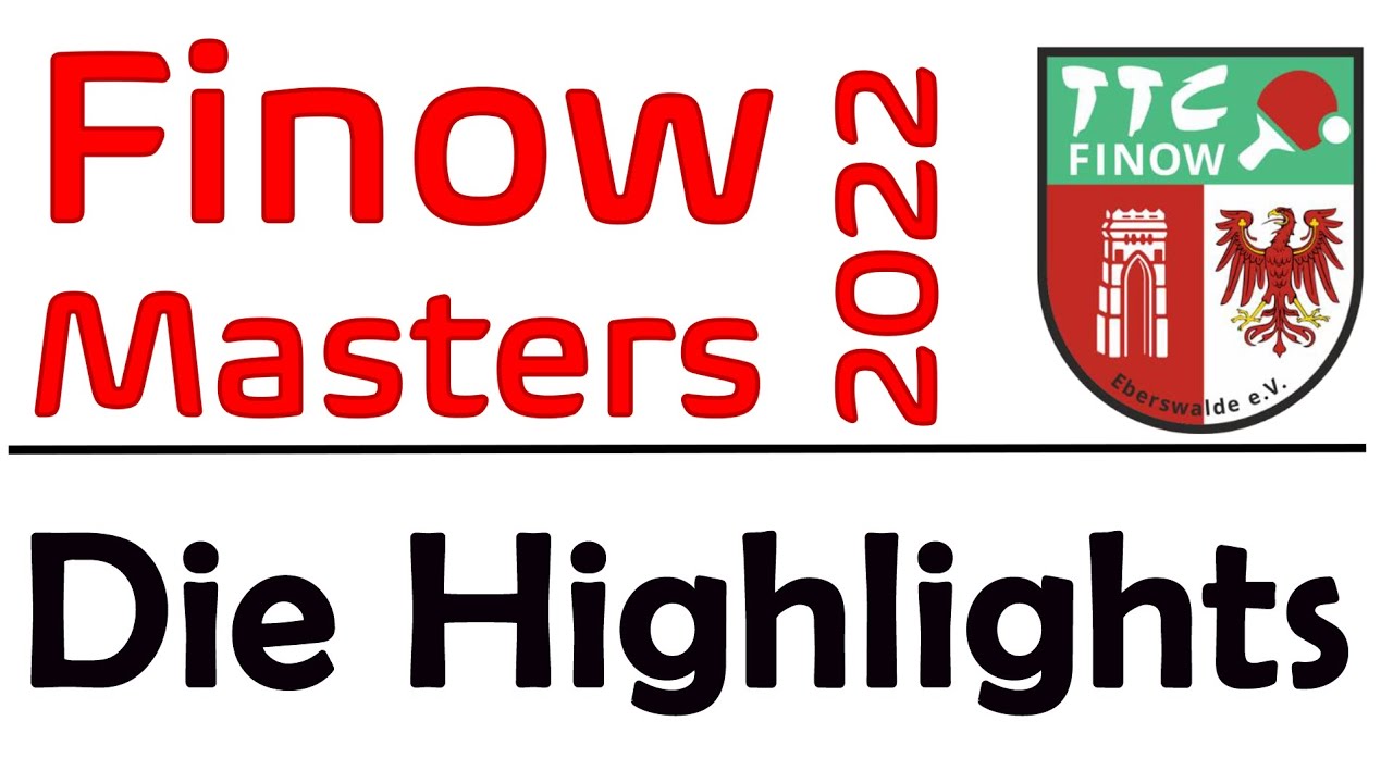 Die Highlights vom Finow Masters 2022