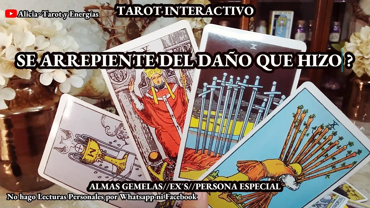 ✨Se Arrepiente del Daño que Hizo? 😓💭 Qué Debes Saber? 🔮Almas Gemelas//Ex's 🔥 #tarot Interactivo✨