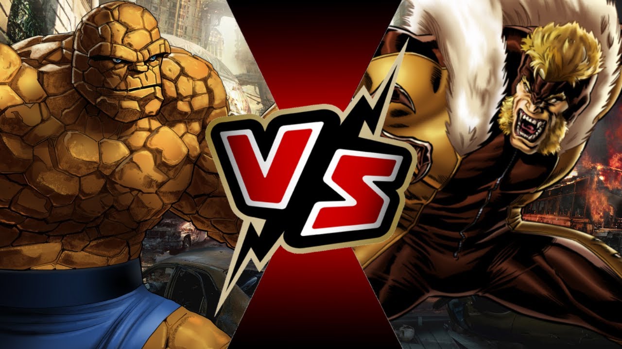 Thing VS Sabretooth | BATTLE ARENA