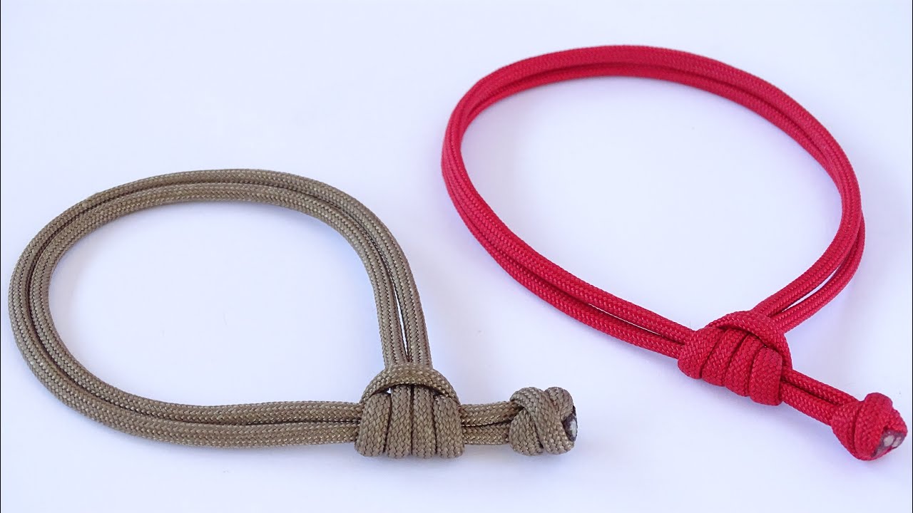 4 Loop Prusik Knot Bracelet - Make a Paracord Sliding Knot Bracelet / Matthew Walker Pull Knot CBYS
